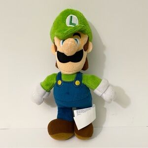 Super Mario Luigi Plush 9” Jakks Pacific Nintendo 2021